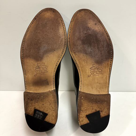 VERY GOOD Grant Stone x J. Crew Oxford Bench Made Cap Toe Black 11.5 - Picture 10 of 12